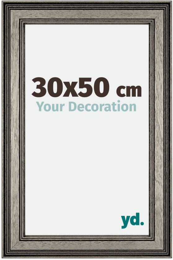 Your Decoration Fotolijst 30x50cm Zilver Hout Liverpool