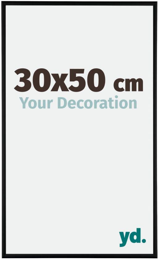 Your Decoration Fotolijst 30x50cm Zwart Mat Aluminium Austin