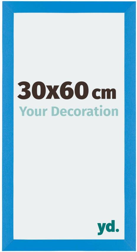 Your Decoration Fotolijst 30x60cm Helder Blauw MDF Mura
