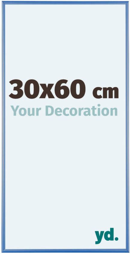 Your Decoration Fotolijst 30x60cm Staal Blauw Aluminium Austin