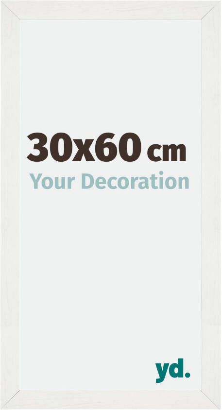 Your Decoration Fotolijst 30x60cm Wit Geveegd MDF Mura