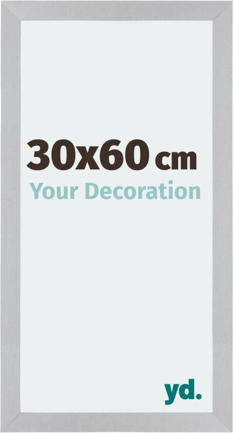 Your Decoration Fotolijst 30x60cm Zilver Mat MDF Mura