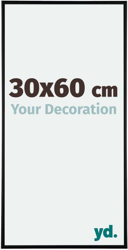 Your Decoration Fotolijst 30x60cm Zwart Mat Aluminium Kent