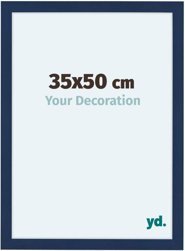 Your Decoration Fotolijst 35x50cm Donkerblauw Geveegd MDF Como