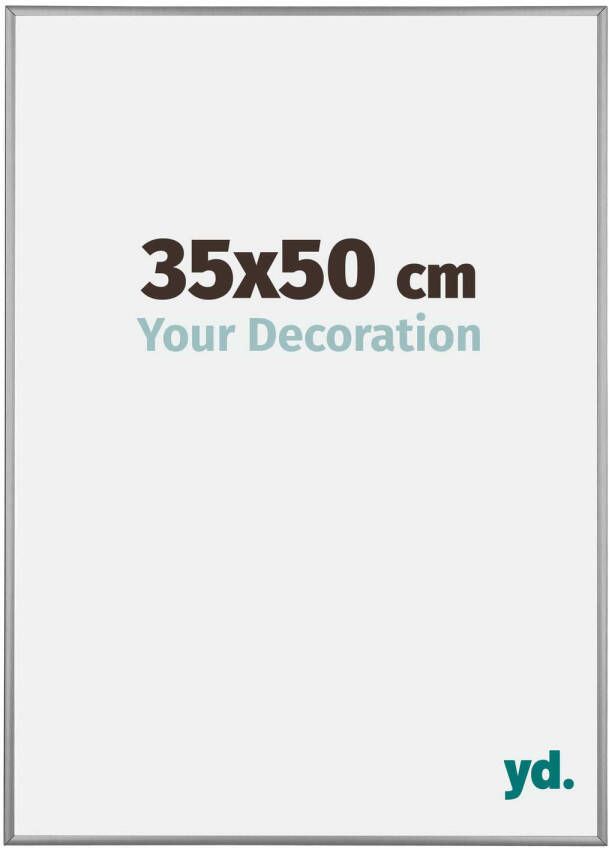 Your Decoration Fotolijst 35x50cm Platina Aluminium Kent