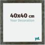 Your Decoration Fotolijst 40x40cm Blauw Goud Gemeleerd MDF Mura - Thumbnail 1