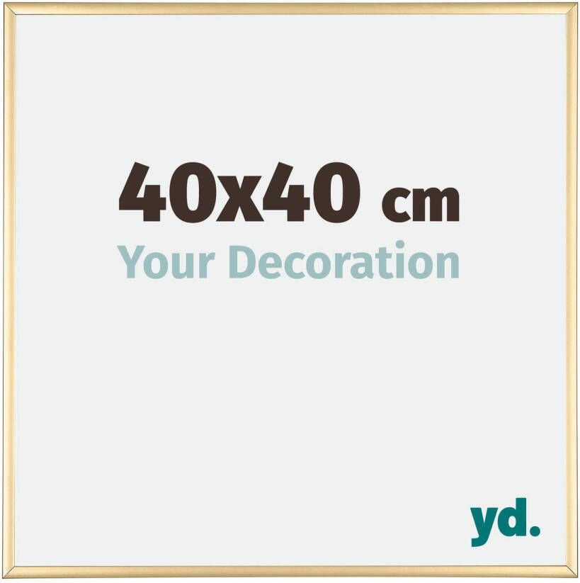 Your Decoration Fotolijst 40x40cm Goud Glanzend Aluminium Austin