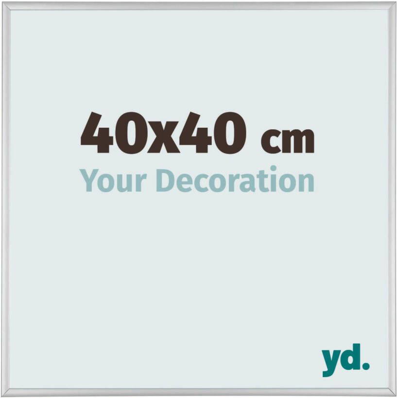 Your Decoration Fotolijst 40x40cm Zilver Mat Aluminium Austin