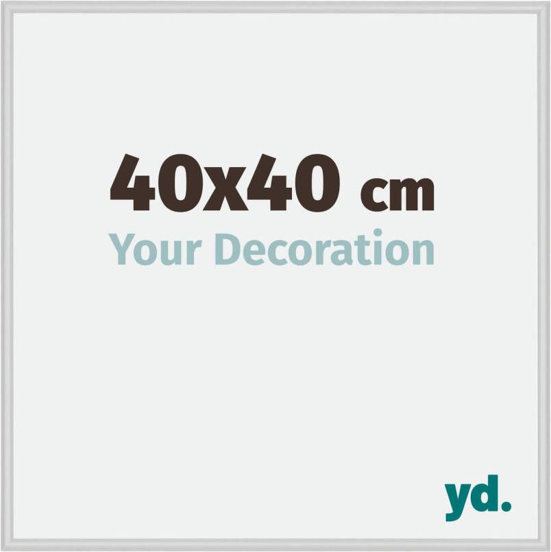 Your Decoration Fotolijst 40x40cm Zilver Mat Aluminium New York
