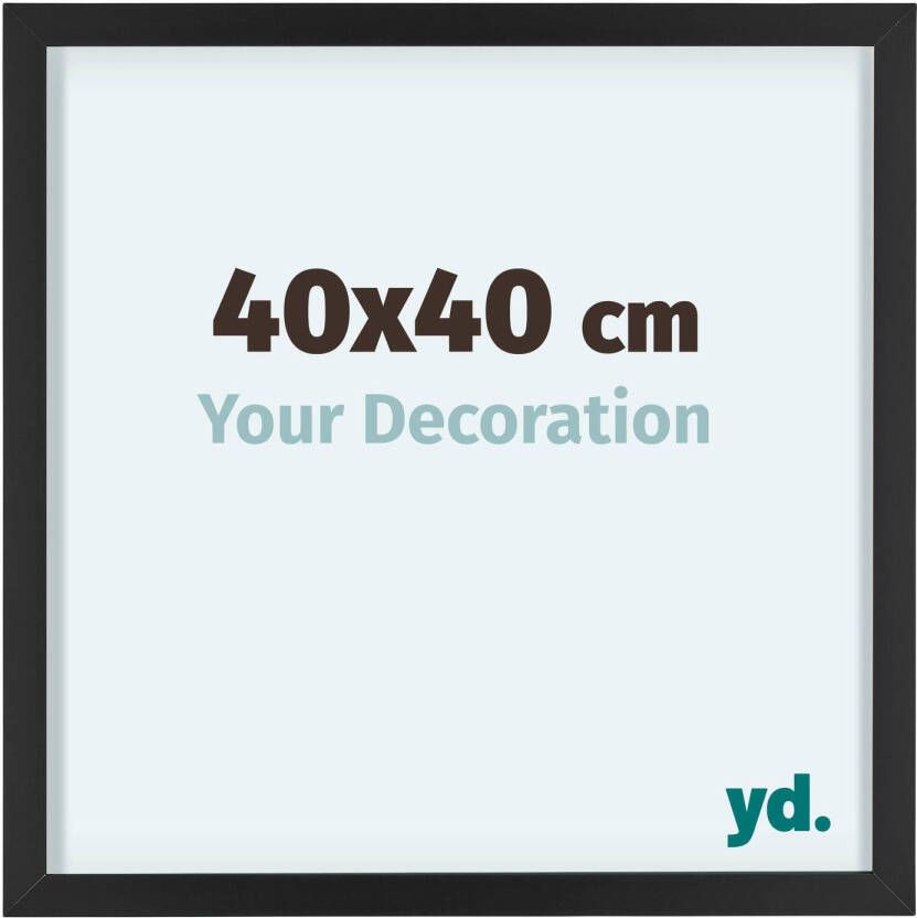 Your Decoration Fotolijst 40x40cm Zwart Aluminium Virginia