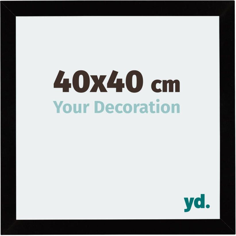 Your Decoration Fotolijst 40x40cm Zwart Hoogglans MDF Mura