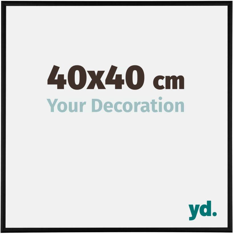 Your Decoration Fotolijst 40x40cm Zwart Mat Aluminium Kent