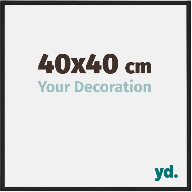Your Decoration Fotolijst 40x40cm Zwart Mat Aluminium New York