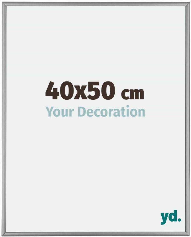 Your Decoration Fotolijst 40x50cm Platina Aluminium Kent