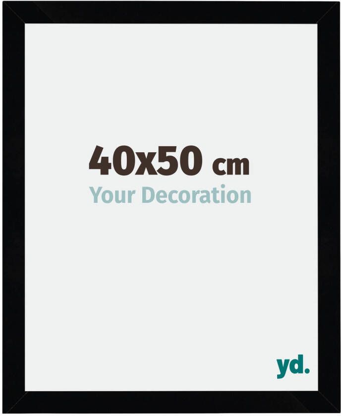 Your Decoration Fotolijst 40x50cm Zwart Hoogglans MDF Mura