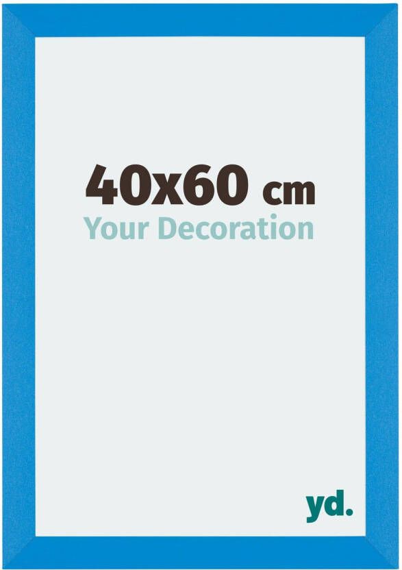 Your Decoration Fotolijst 40x60cm Helder Blauw MDF Mura