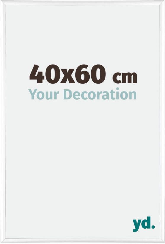 Your Decoration Fotolijst 40x60cm Wit Hoogglans Aluminium Kent