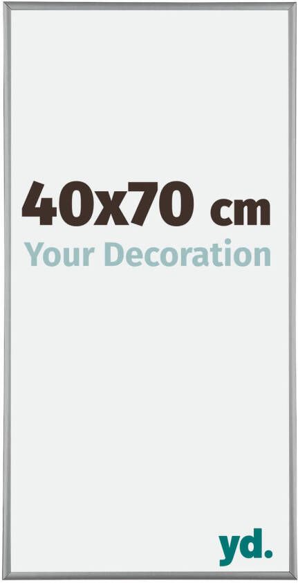 Your Decoration Fotolijst 40x70cm Platina Aluminium Kent