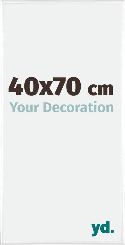 Your Decoration Fotolijst 40x70cm Wit Hoogglans Aluminium Kent
