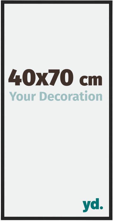 Your Decoration Fotolijst 40x70cm Zwart Mat Aluminium New York