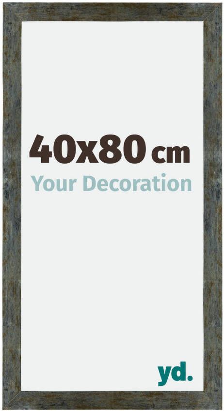 Your Decoration Fotolijst 40x80cm Blauw Goud Gemeleerd MDF Mura