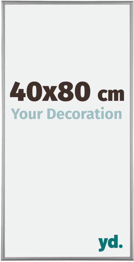 Your Decoration Fotolijst 40x80cm Platina Aluminium Kent