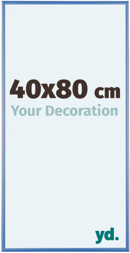 Your Decoration Fotolijst 40x80cm Staal Blauw Aluminium Austin