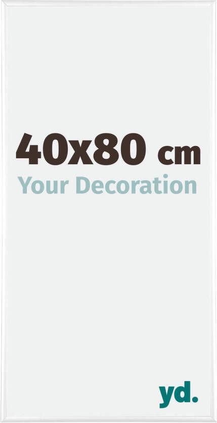 Your Decoration Fotolijst 40x80cm Wit Hoogglans Aluminium Kent