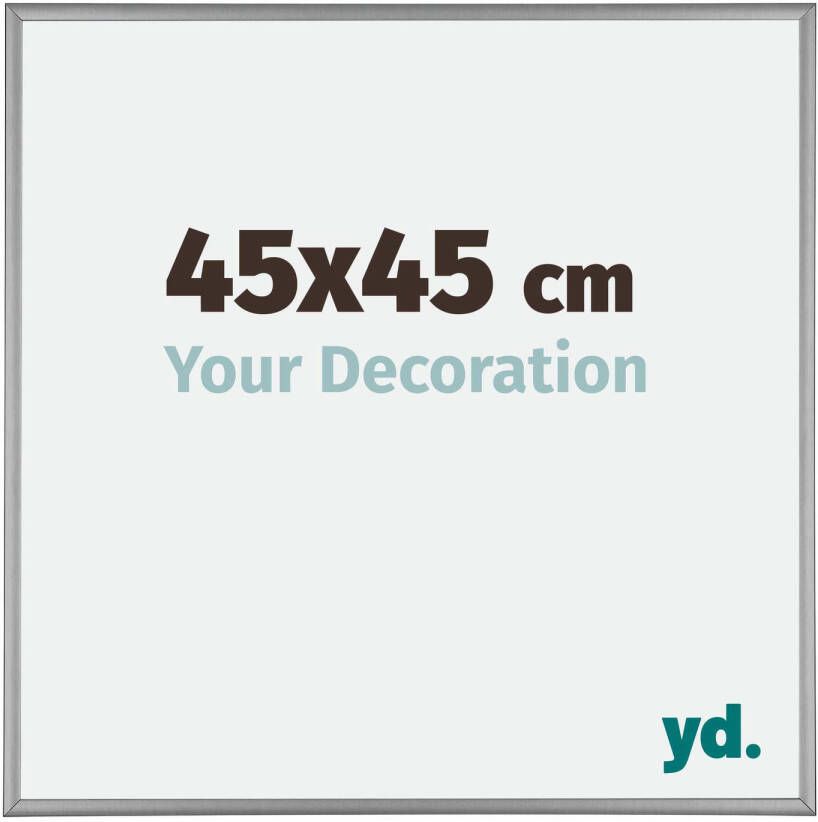 Your Decoration Fotolijst 45x45 Platina Aluminium Kent