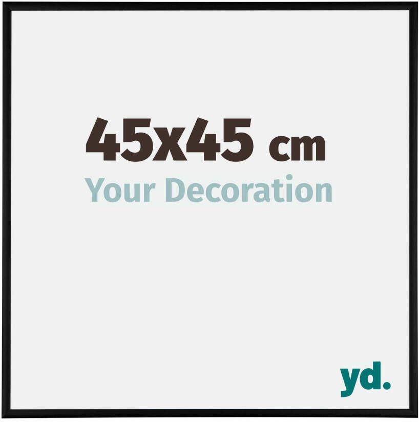 Your Decoration Fotolijst 45x45 Zwart Mat Aluminium Kent