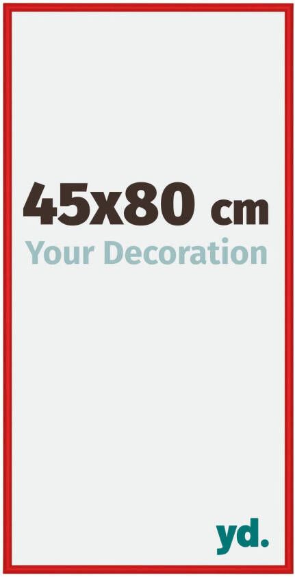 Your Decoration Fotolijst 45x80cm Rood Ferrari Aluminium New York