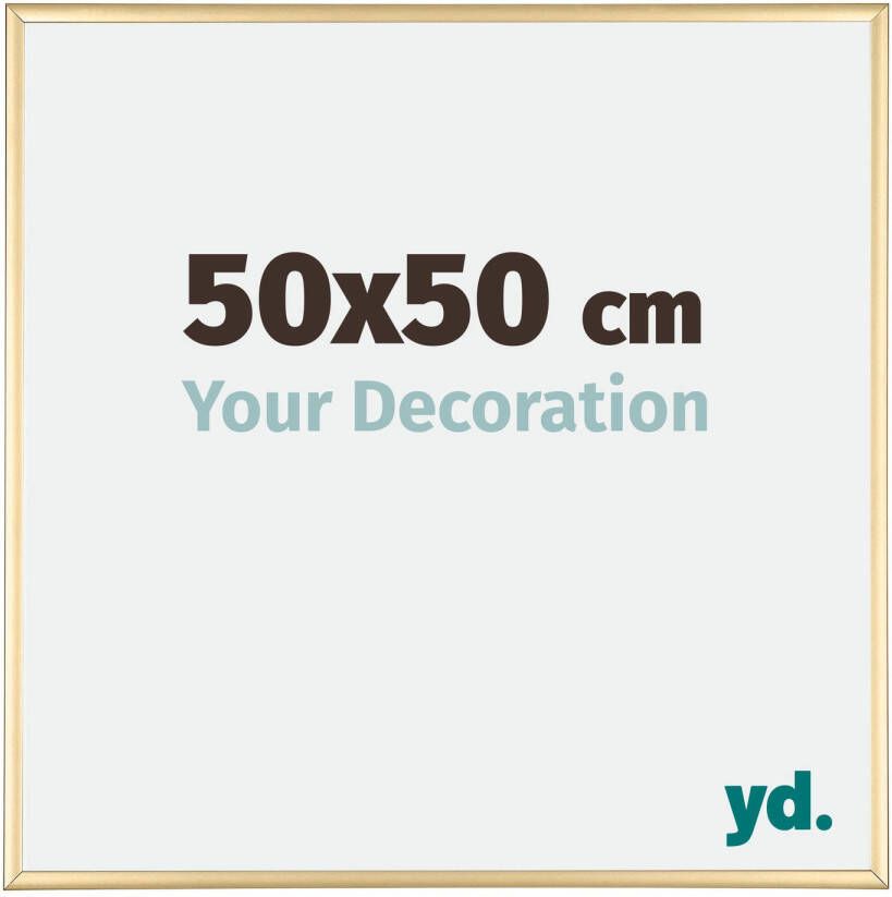 Your Decoration Fotolijst 50x50cm Goud Glanzend Aluminium Austin