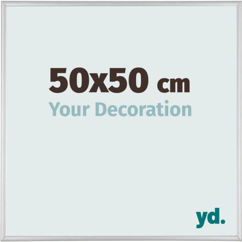 Your Decoration Fotolijst 50x50cm Zilver Mat Aluminium Austin