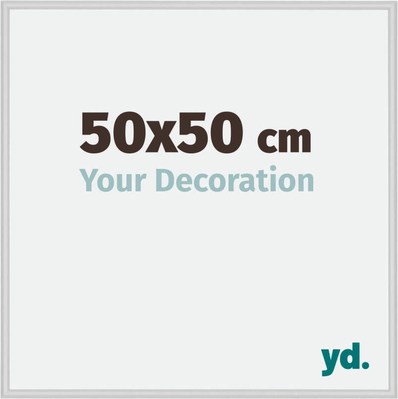 Your Decoration Fotolijst 50x50cm Zilver Mat Aluminium New York