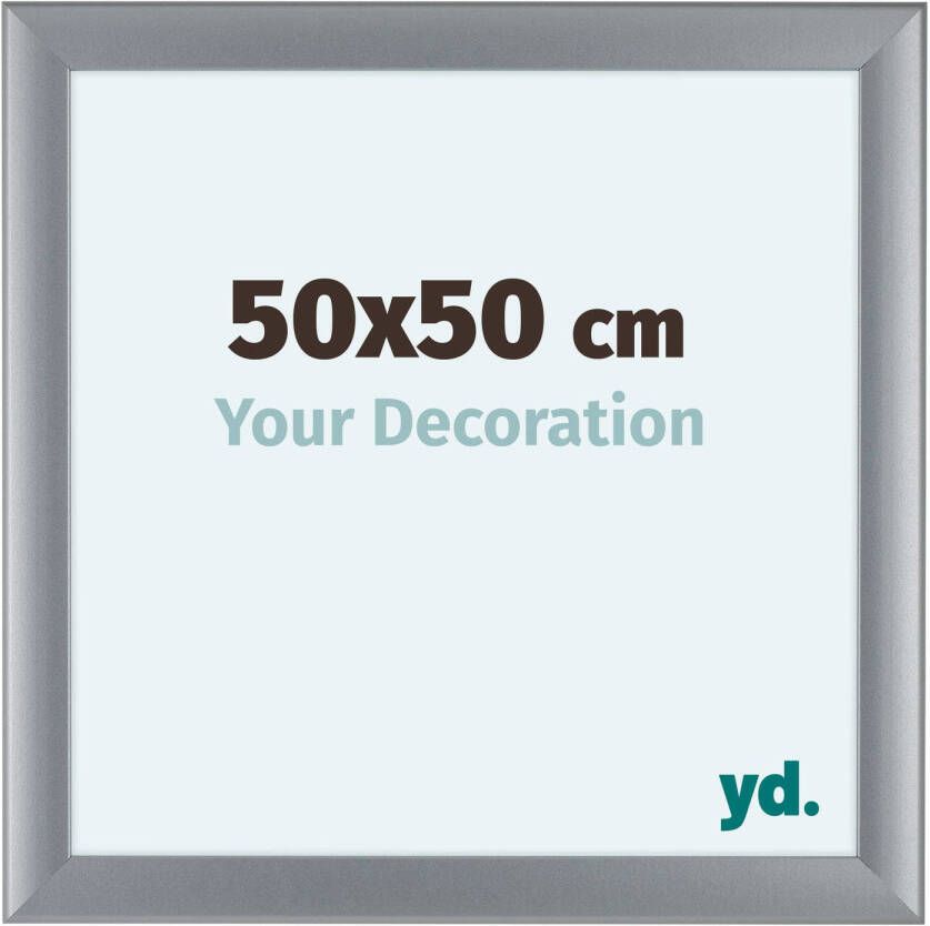 Your Decoration Fotolijst 50x50cm Zilver Mat MDF Como
