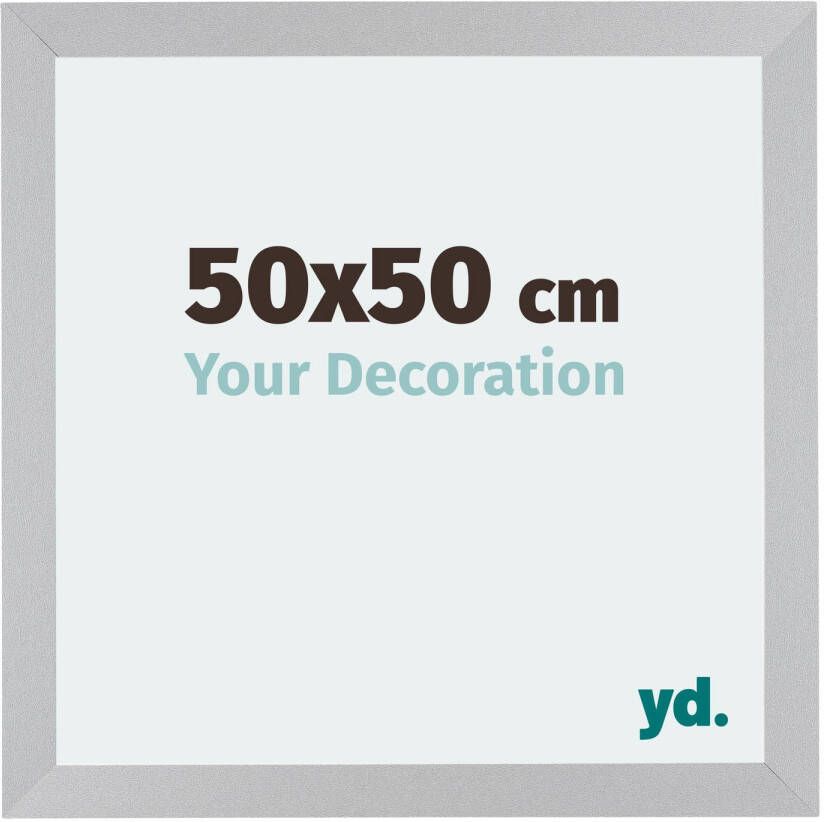 Your Decoration Fotolijst 50x50cm Zilver Mat MDF Mura