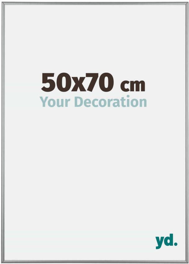 Your Decoration Fotolijst 50x70 Platina Aluminium Kent