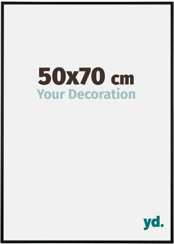 Your Decoration Fotolijst 50x70 Zwart Mat Aluminium Kent