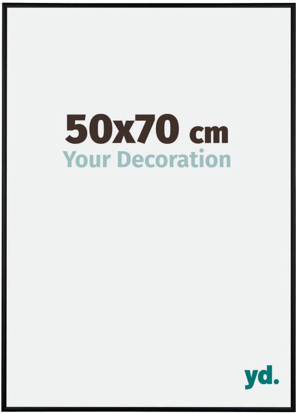 Your Decoration Fotolijst 50x70cm Zwart Mat Aluminium Austin