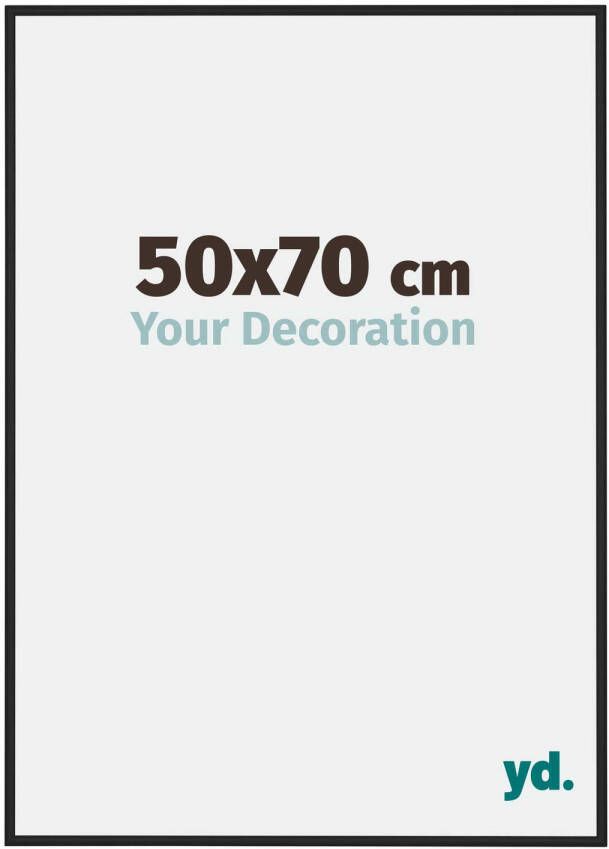Your Decoration Fotolijst 50x70cm Zwart Mat Aluminium New York