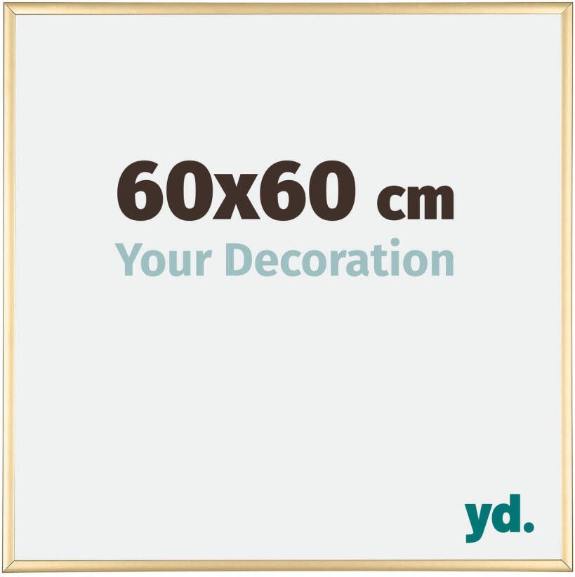 Your Decoration Fotolijst 60x60cm Goud Glanzend Aluminium Austin