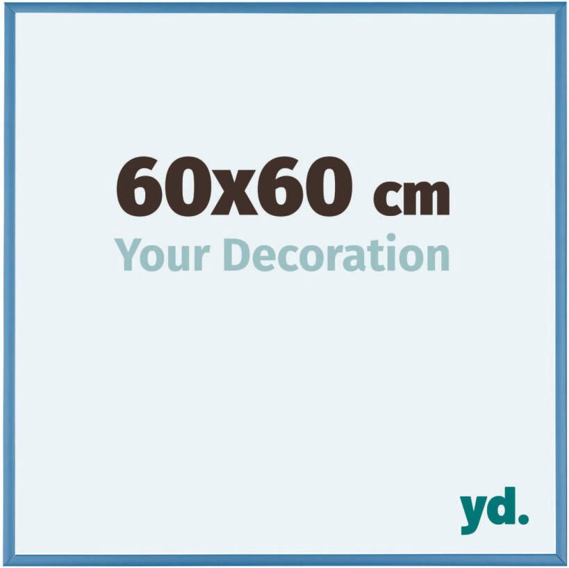 Your Decoration Fotolijst 60x60cm Staal Blauw Aluminium Austin