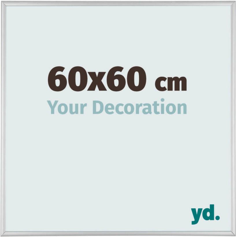 Your Decoration Fotolijst 60x60cm Zilver Mat Aluminium Austin