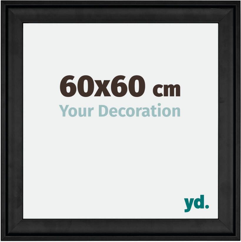 Your Decoration Fotolijst 60x60cm Zwart Hout Birmingham