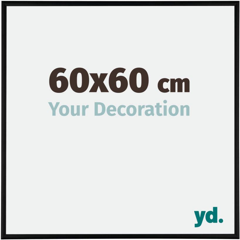 Your Decoration Fotolijst 60x60cm Zwart Mat Aluminium Austin