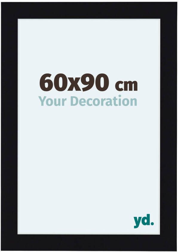 Your Decoration Fotolijst 60x90cm Zwart Hoogglans MDF Como