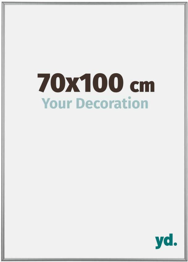 Your Decoration Fotolijst 70x100 Platina Aluminium Kent