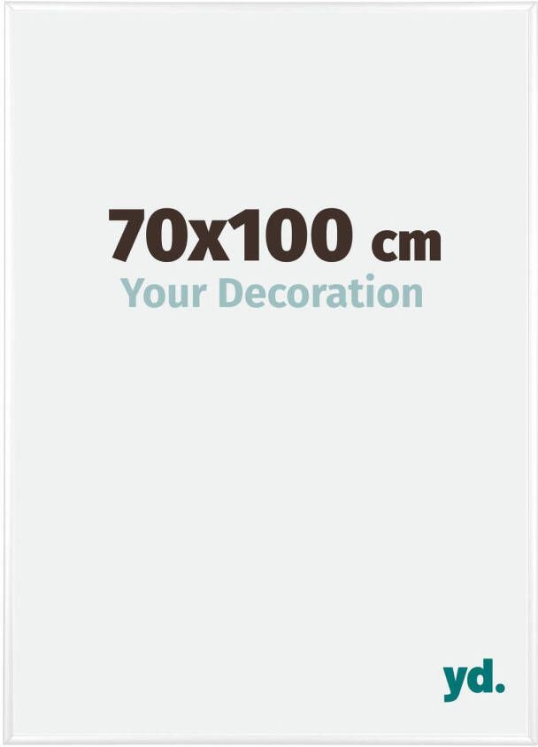 Your Decoration Fotolijst 70x100 Wit Hoogglans Aluminium Kent