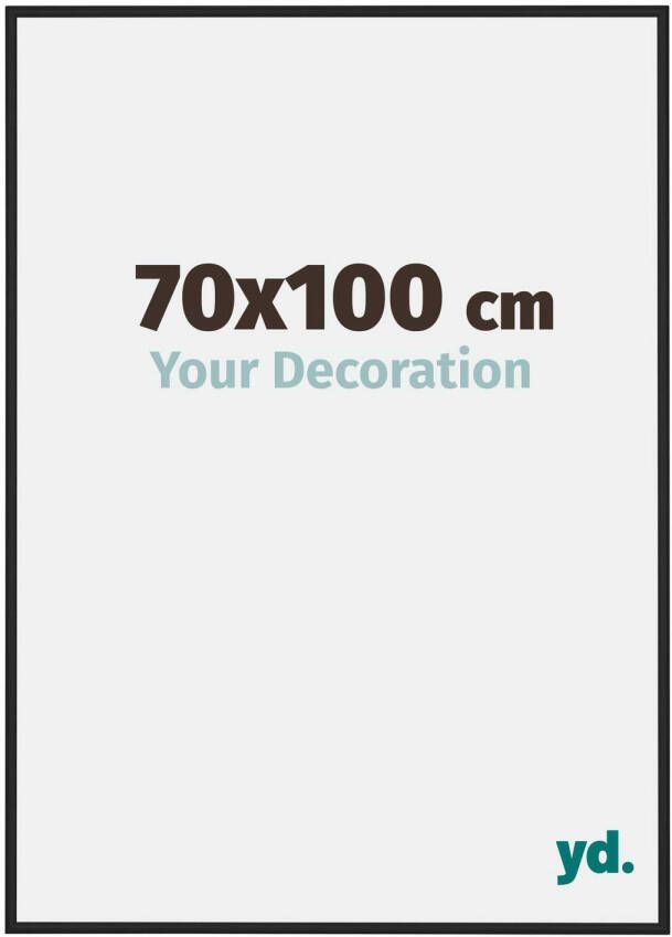 Your Decoration Fotolijst 70x100cm Zwart Mat Aluminium New York