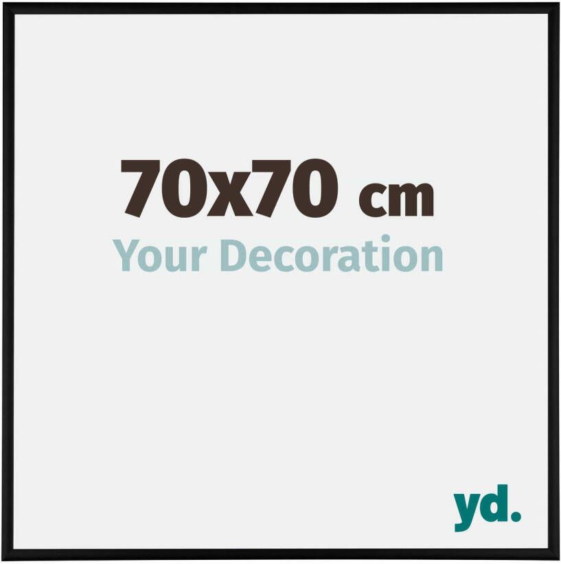 Your Decoration Fotolijst 70x70 Zwart Mat Aluminium Kent